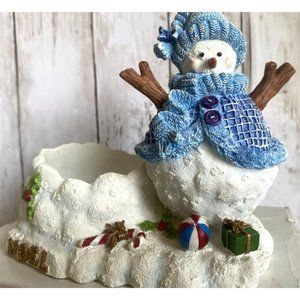 Snowman Buddies Cabdle holder Christmas Decor